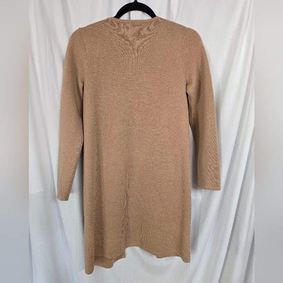 J. Crew Women's Camel Wool/Cotton/Polyester Knit Classic Cardigan Size XXS - Picture 3 of 6
